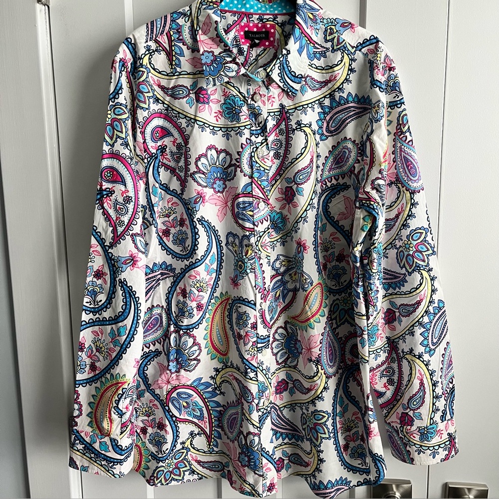 Talbots Button down Shirt Sz XL